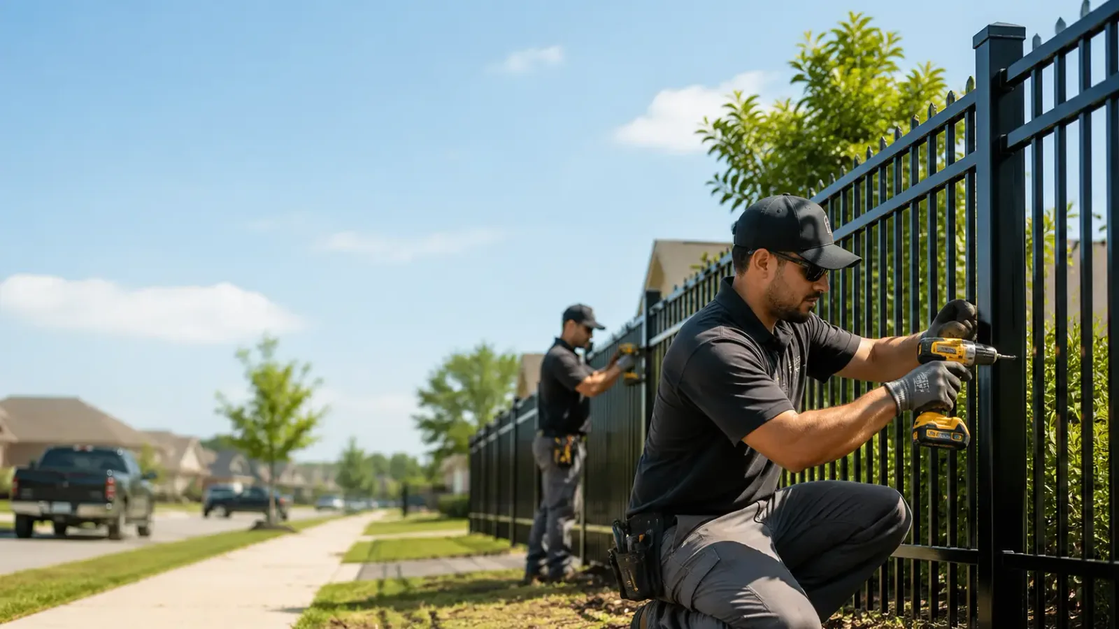 Metal Fence Installation in Newark, MO